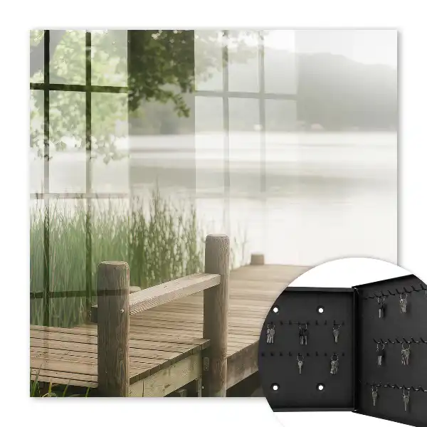 La paix du lac entourée de verdure