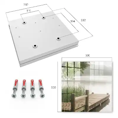 La paix du lac entourée de verdure