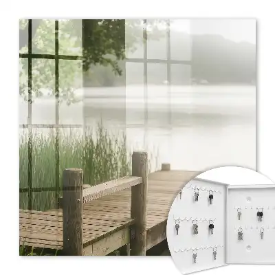 La paix du lac entourée de verdure