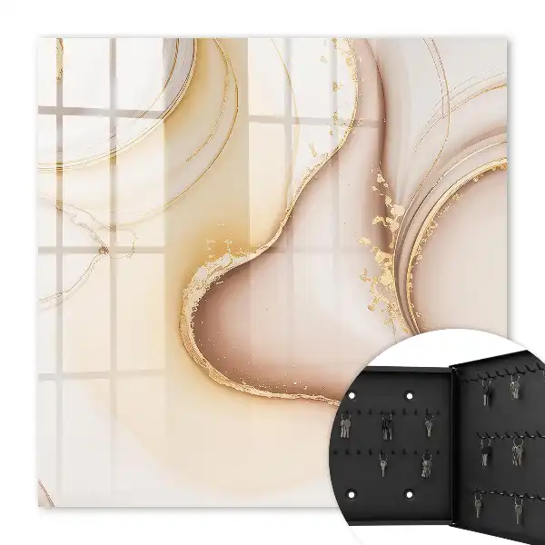 Ondulations beiges, marron et gris