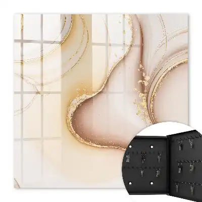 Ondulations beiges, marron et gris