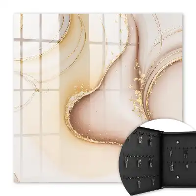 Ondulations beiges, marron et gris