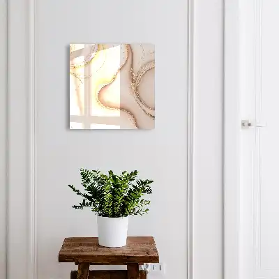 Ondulations beiges, marron et gris
