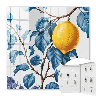 Feuilles de citronnier décoratives détaillées