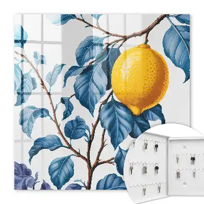 Feuilles de citronnier décoratives détaillées