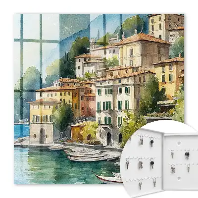 Paysage italien au pied des montagnes