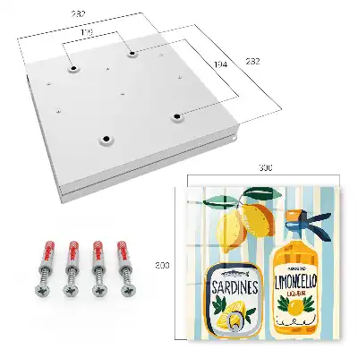 Motifs italiens sardines et citrons