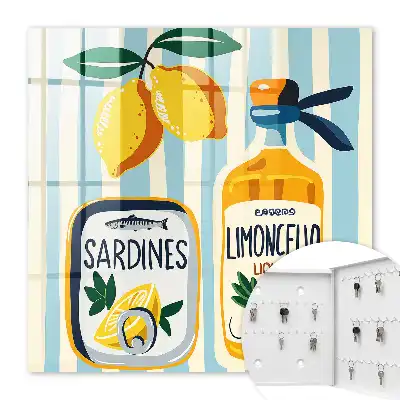 Motifs italiens sardines et citrons
