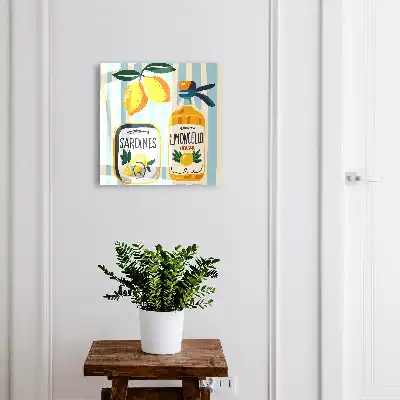Motifs italiens sardines et citrons