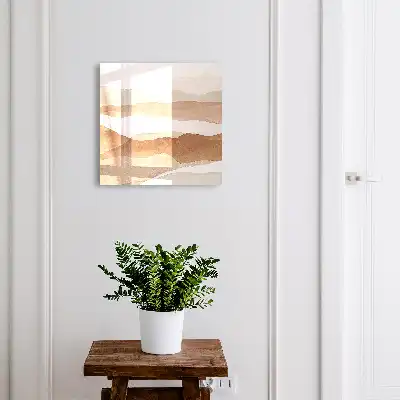 Vagues pastel aux tons chauds