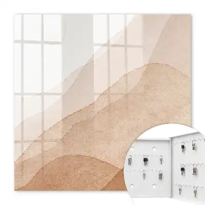 Affiches décoratives paysages beiges style aquarelle