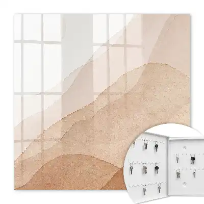 Affiches décoratives paysages beiges style aquarelle