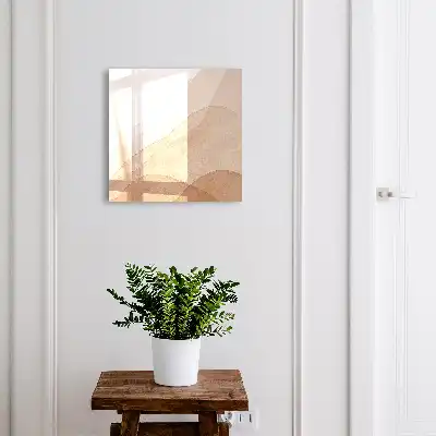 Affiches décoratives paysages beiges style aquarelle
