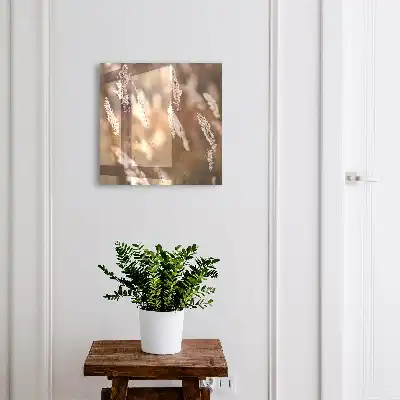Herbes de prairie en arrière-plan flou