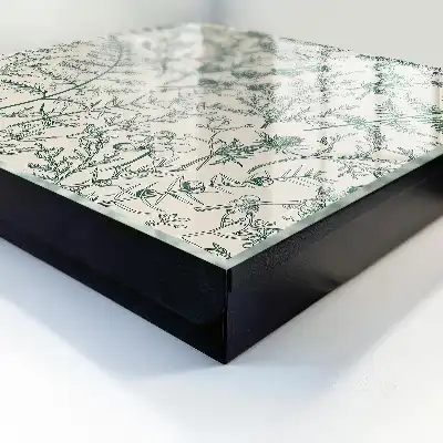Motifs végétaux aux couleurs délicates