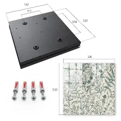 Motifs végétaux aux couleurs délicates