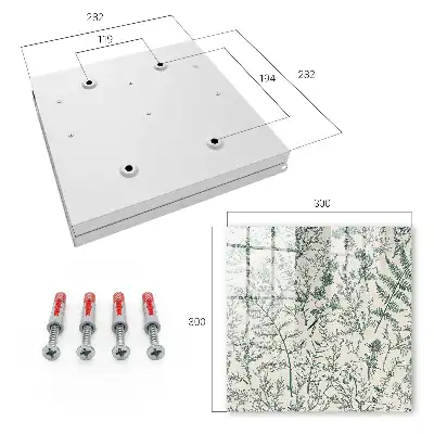 Motifs végétaux aux couleurs délicates