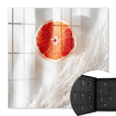 Crème de pamplemousse rouge et herbe bohème