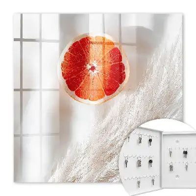 Crème de pamplemousse rouge et herbe bohème