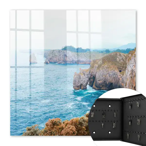 Tableau paysage marin avec mer bleue
