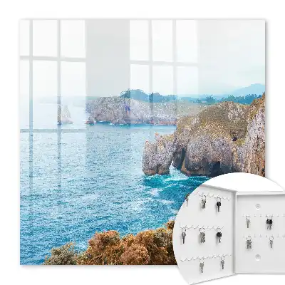 Tableau paysage marin avec mer bleue