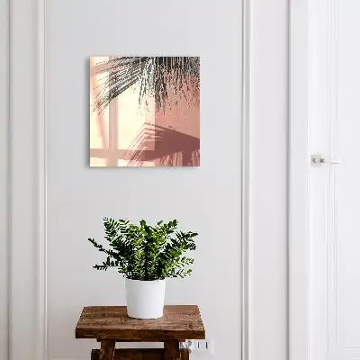 Élégance tropicale sur un fond aux nuances subtiles