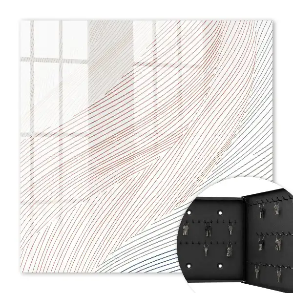 Lignes ondulées et couleurs subtiles