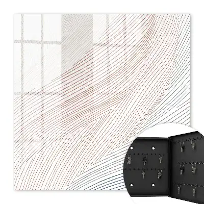 Lignes ondulées et couleurs subtiles