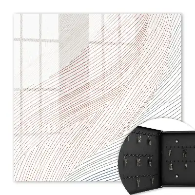 Lignes ondulées et couleurs subtiles