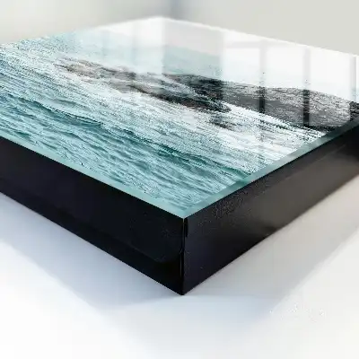 Vagues de mer avec des rochers