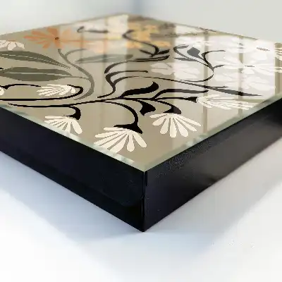 Motif floral aux couleurs apaisantes