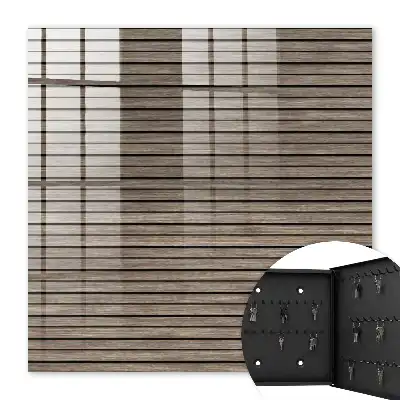 Planches de bois aux lignes harmonieuses