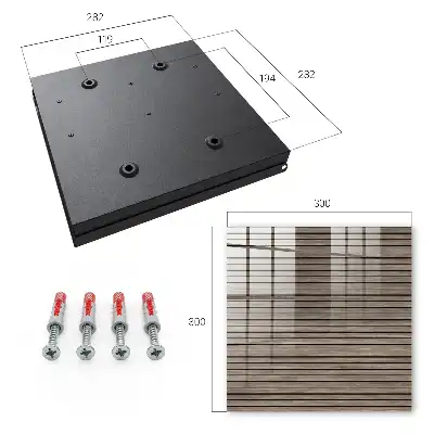Planches de bois aux lignes harmonieuses