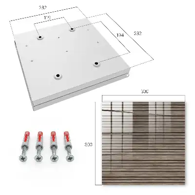 Planches de bois aux lignes harmonieuses
