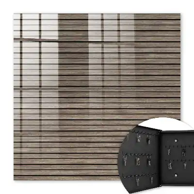 Planches de bois aux lignes harmonieuses