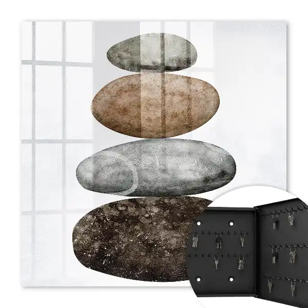 Ensemble de pierres aux couleurs subtiles