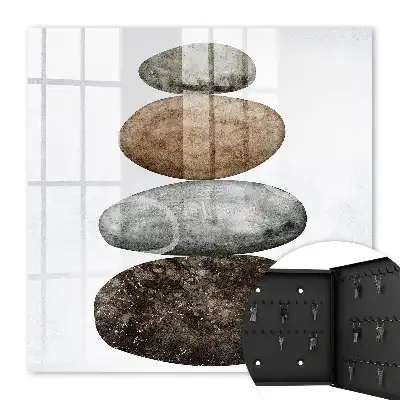 Ensemble de pierres aux couleurs subtiles