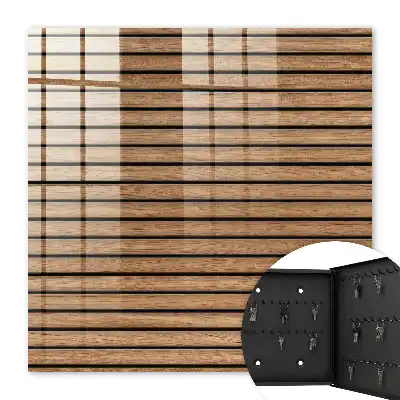 Panneaux de bois aux tons naturels