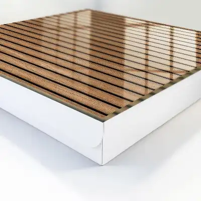 Panneaux de bois aux tons naturels