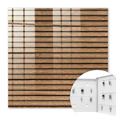 Panneaux de bois aux tons naturels