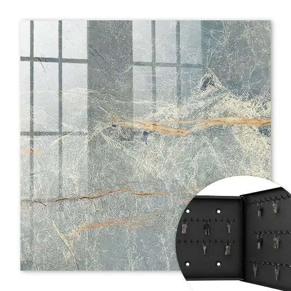 Revêtement à texture marbrée avec lignes brunes