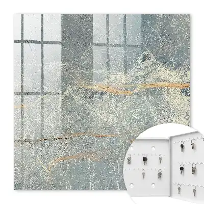 Revêtement à texture marbrée avec lignes brunes