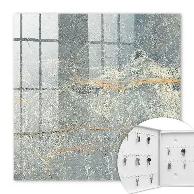 Revêtement à texture marbrée avec lignes brunes