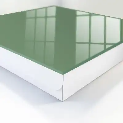 Peinture vert pâle au style moderne et frais