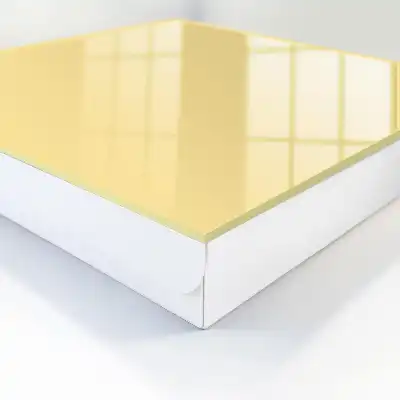 Peinture décorative couleur jaune crémeux élégance et harmonie