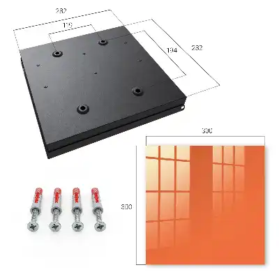 Surface orange vif uniforme