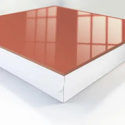 Peinture couleur brique chaude et audacieuse