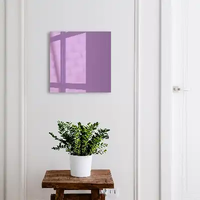 Minimalisme expressif couleur violette