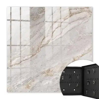 Marbre gris aux nuances crème