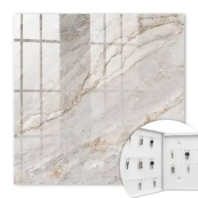 Marbre gris aux nuances crème